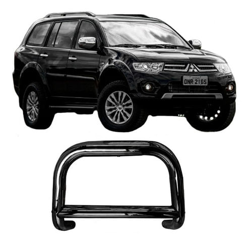 Para-choque De Impulsão Pajero Dakar 11 A 18 C Barra Preto