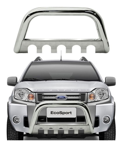 Para-choque De Impulsão Protetor Ecosport 2012 Cromado