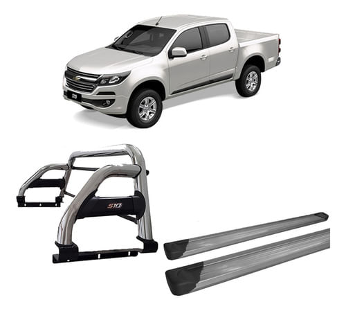 Kit Santo Antonio H2 Estribo Plataf S10 12/2020 C/d Cromo
