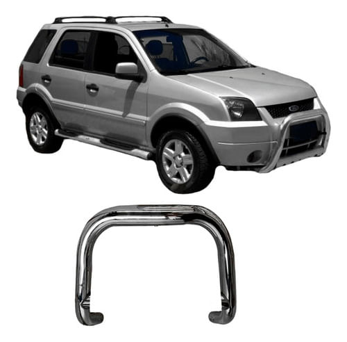 Para-choque De Impulsão Ecosport 2004 A 2007 S Barra Cromado