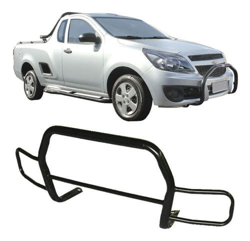 Para-choque De Impulsão Protetor Montana 2011/20 Preto
