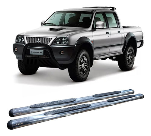 Estribo L200 Sport/outdoor Oval Oblongo Cromado