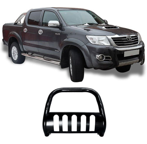 Para-choque De Impulsão Hilux 05/15 Preto C/chapa