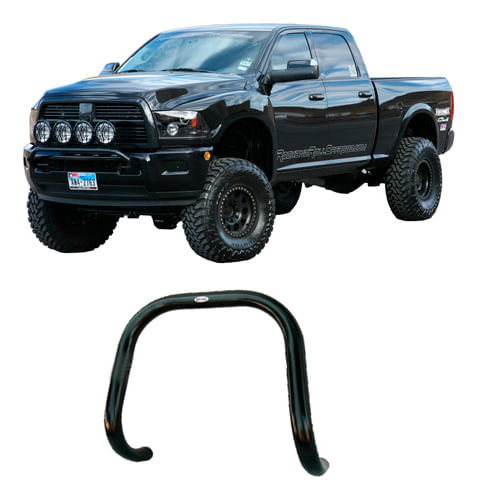 Para-choque De Impulsão Dodge Ram 95 A 2011 Preto S/ Barra
