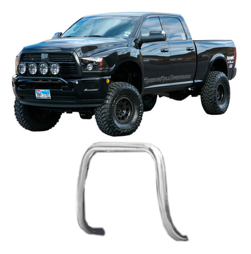Para-choque De Impulsão Dodge Ram 95 A 2011 Cromado S/ Barra