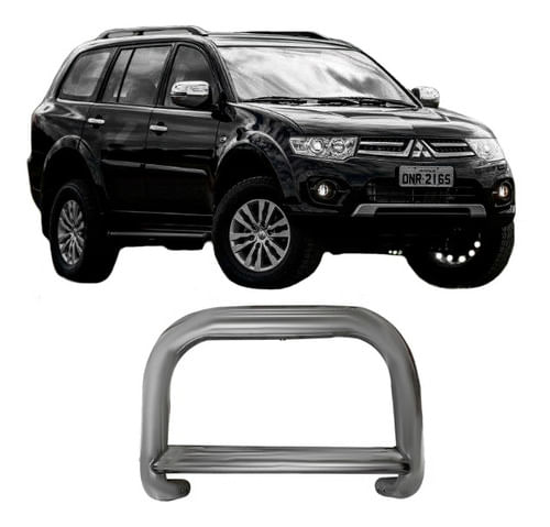 Para-choque De Impulsão Pajero Dakar 11 A 18 C Barra Grafite