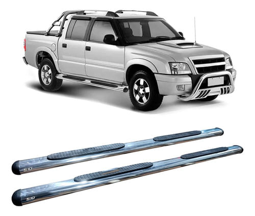 Estribo S10 1995 A 2011 Oval Oblongo Cromado C/d