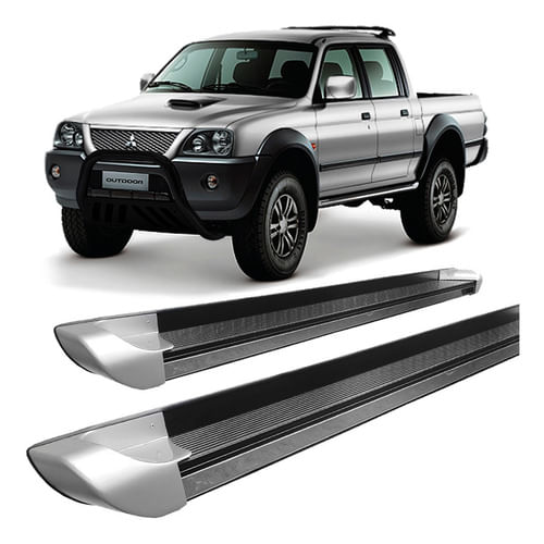 Estribo L200 Sport/outdoor Personalizado Prata