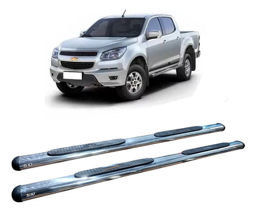 Estribo S10 2012 A 2020 Oval Oblongo Cromado C/d
