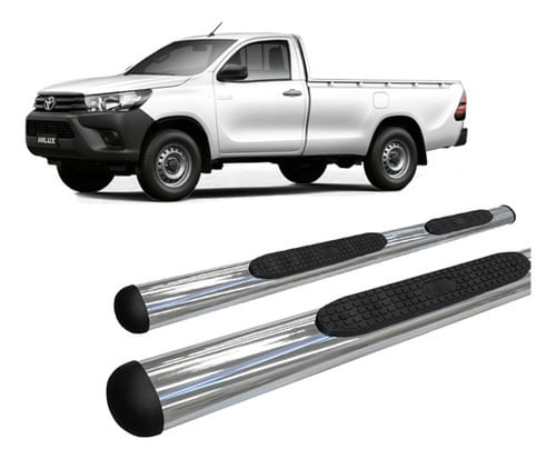 Estribo Hilux 2016 A 2020 Oval Oblongo Cromado C/s
