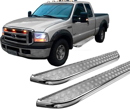 Estribo Chapa Cromado 1999/2011 C/d F250