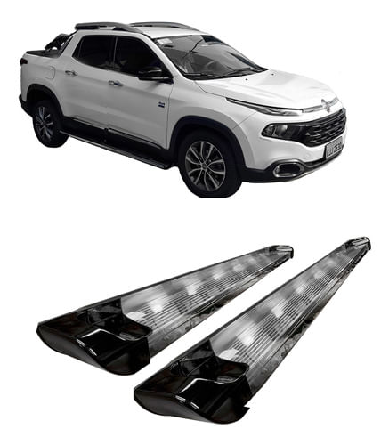 Estrido Personalizado Ponteira Preto Brilhante Fiat Toro