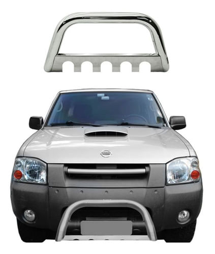 Para-choque De Impulsão Frontier 03 A 2007  Chapa Cromado