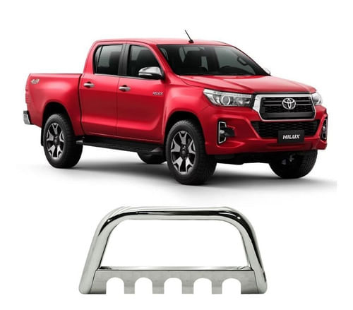 Para-choque De Impulsão Hilux 19/20 Cromado C/chapa