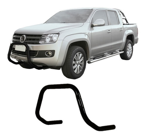 Para-choque De Impulsão Amarok Todos Preto Sem Barra
