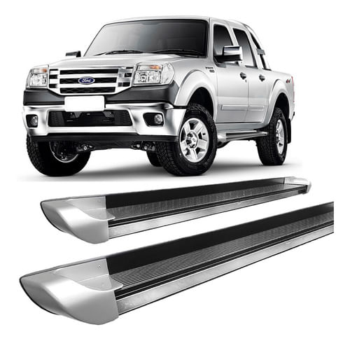 Estribo Ranger 1995 A 2012 Personalizado Prata C/d