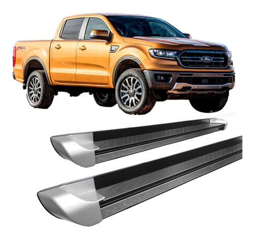 Estribo Ranger 2013 A 2020 Personalizado Prata C/d