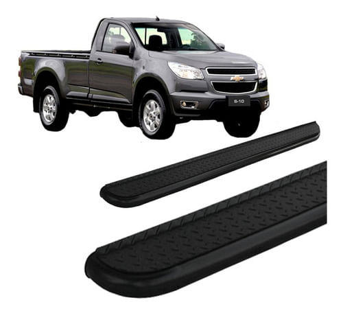 Estribo S10 2012 Ate 2020 Chapa De Aço Preto C/s