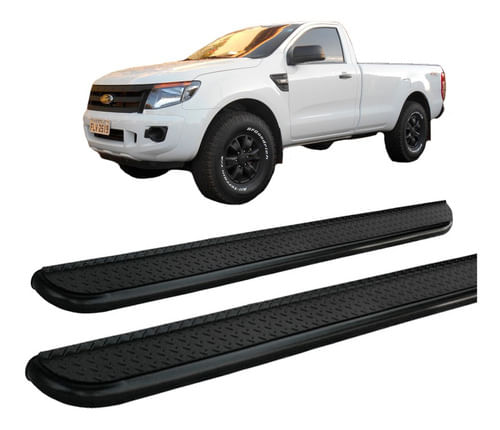 Estribo Ranger 1995 A 2012 Chapa Aço Preto C/s