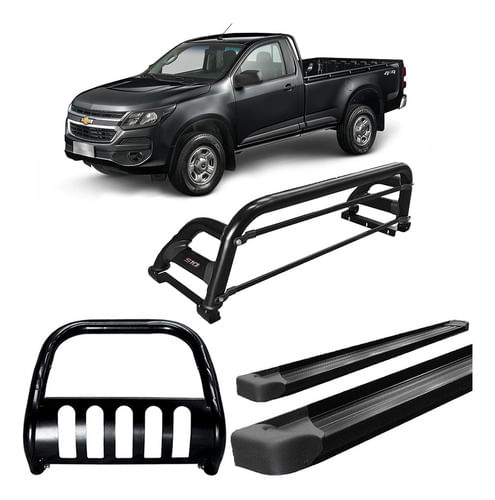 Kit Quebra Mato Santo Ant H2 Estribo Pla S10 12/20 Cs Preto