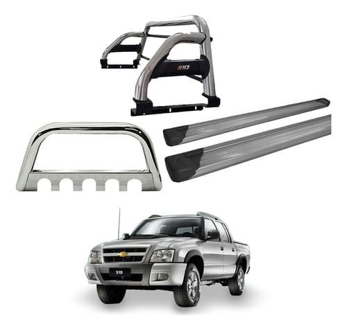 Kit Quebra Mato Sant Ant Duplo Estr Pl S10 94/2011 Cromo C/d