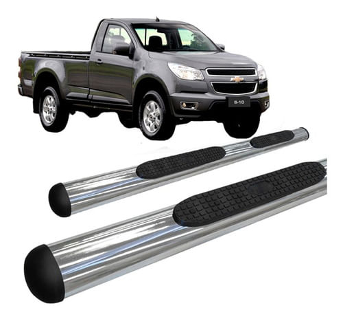 Estribo S10 2012 A 2020 Oval Oblongo Cromado C/s