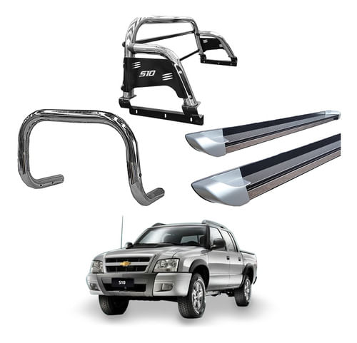 Kit Quebra Mato Sant Ant Estr Person S10 94/2011 Cromo C/d