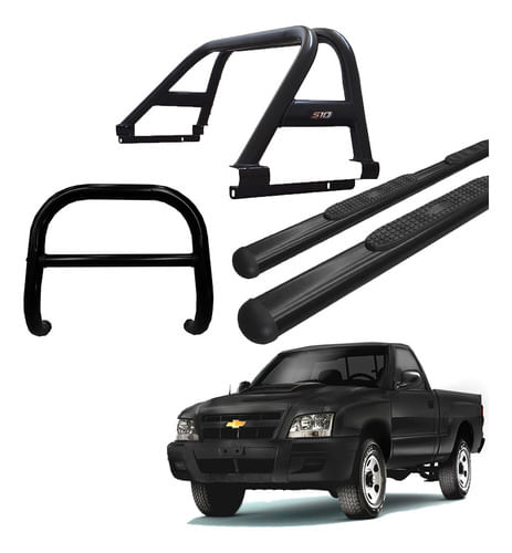 Kit Quebra Mato Santo Ant H3 Estr Oval S10 94/2011 Preto