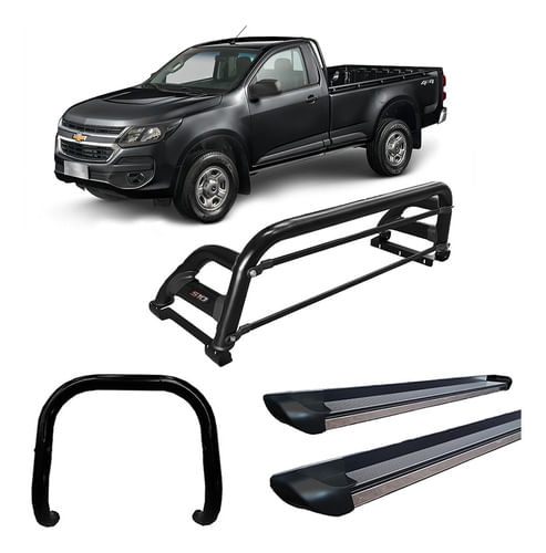 Kit Quebra Mato Santo Ant H2 Estribo P S10 12/20 Cs Preto