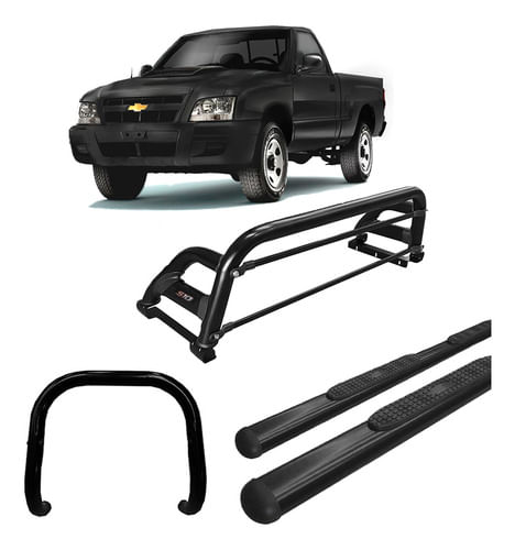 Kit Queb Mato Santo Ant H2 Estribo Oval S10 94/2011 Preto Cs