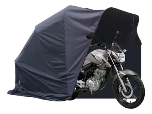 Garagem Retrátil Moto Honda P Cg 160 Titan