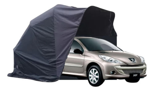 Garagem Retrátil Peugeot P 207 Sedan