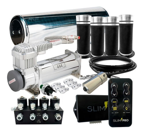 Kit Suspensão A Ar Super Black 8mm Stage 3 - Palio G3