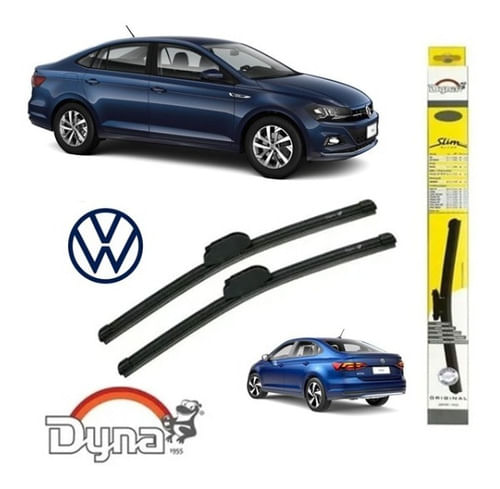 Par Palheta Limpador Parabrisa Vw Virtus 2018 Original Dyna