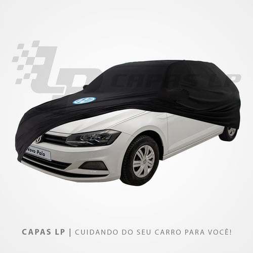 Capa Para Polo Turbo Novo New Tsi Vw Volkswagen Tecido Preta