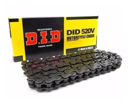 Corrente 520v x120L CRF230 /CRF250R /CR /KDX c/ Retentor