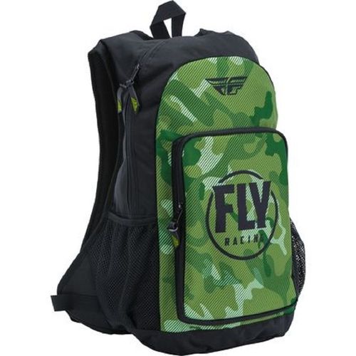 Mochila Fly jump Camo Verde/Preto