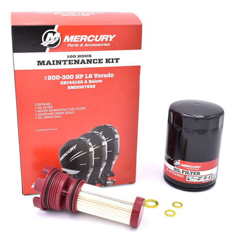 Kit Manutenção Motor De Popa Mercury Verado 225 250 300 (l6)