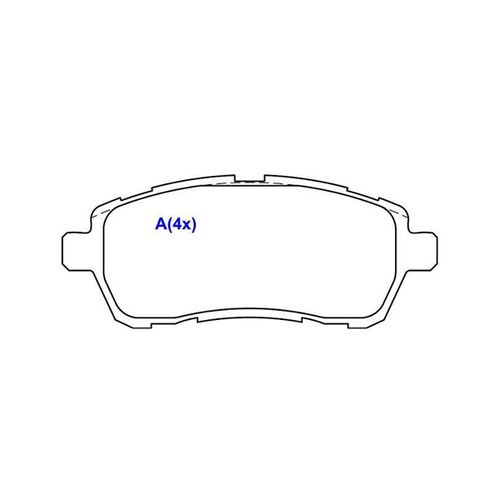 Pastilha Freio New Fiesta 1.6 16v 2010/... Novo Ka 1.0/1.5 2014/... Dianteira