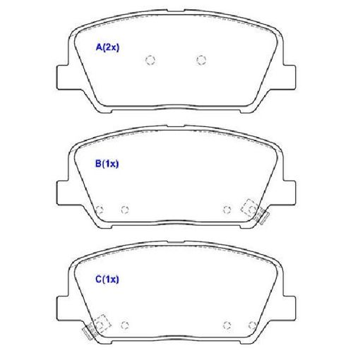 Pastilha Freio Hyundai Azera 2012/... Genesis Coupe 2010/2013 Dianteira