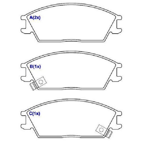 Pastilha Freio Hyundai Accent/excell Ls/gls 9