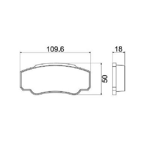 Pastilha Freio Ducato/boxer/jumper 03/...
