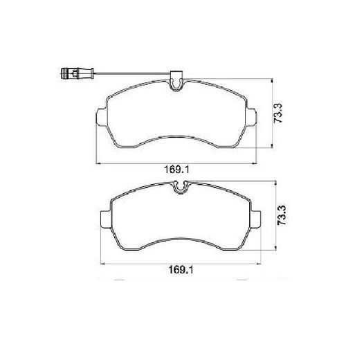 Pastilha Freio Mercedes Benz Sprinter 311/314/415/515 2012/...