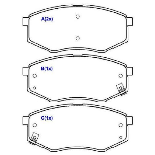 Pastilha Freio Hyundai Ix35 2.0 16v 2011/...