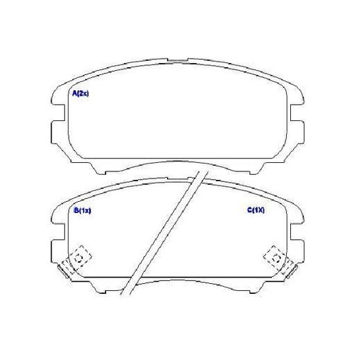 Pastilha Freio Kia Sportage/hyundai Tucson 04