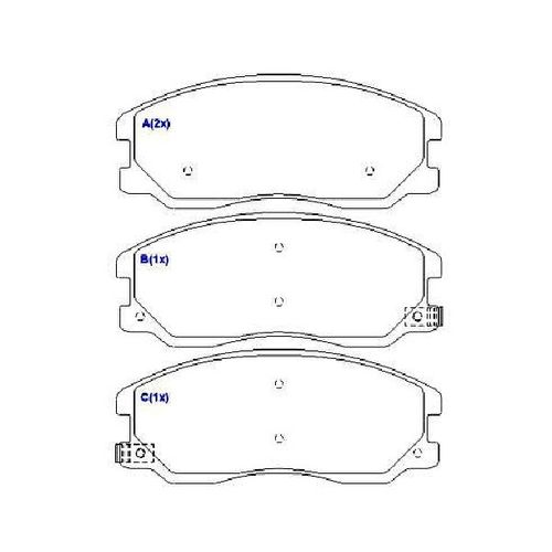 Pastilha Freio Gm Captiva 2.4/3.8 07/... Dian