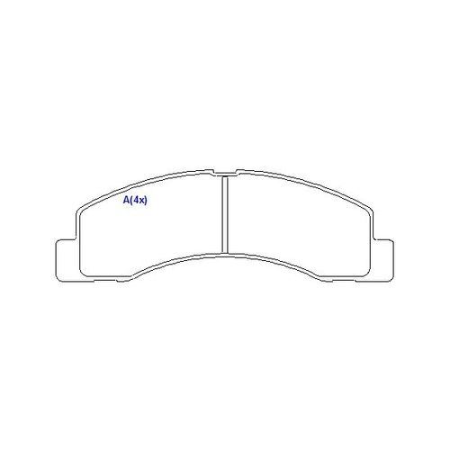 Pastilha Freio F250 98/99 /f350 99/...