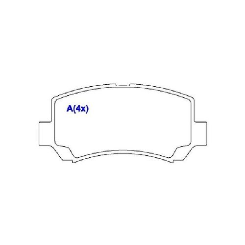 Pastilha Freio Effa M 100 08/... S18 1.3 16v