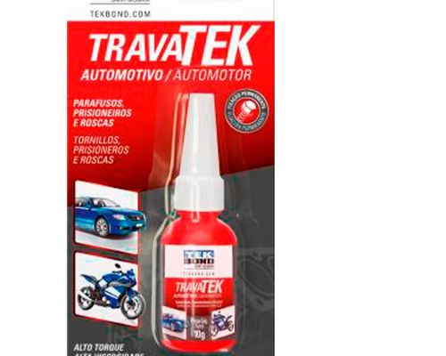 Trava Tek Parafusos At Vermelho 10g Blister