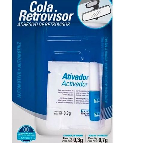Adesivo Espelho Retrovisor Dose Unica 1g